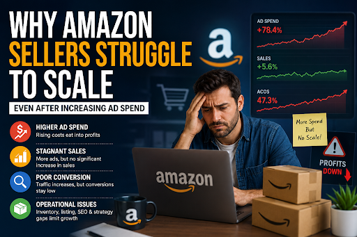 Why Amazon Sellers Struggle to Scale Even After Increasing Ad Spend