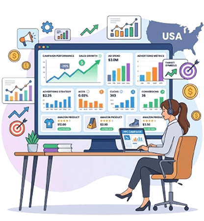 Amazon PPC Services for Sellers USA